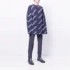 Intarsia-strikket genser med logo «Svart» 623283T15674177