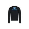 Interlocked BB-genser med trykk på ryggen «Black Blue» 583117T14391710