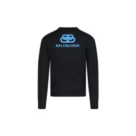 Interlocked BB-genser med trykk på ryggen «Black Blue» 583117T14391710 Interlocked BB-genser med trykk på ryggen «Black Blue» 583117T14391710