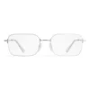Invisible Rectangle solbriller «Silver» 768058T00051402