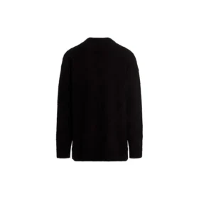 Jacquard-strikket genser med logo «Black» 662728T31661000