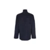 Jersey-genser med turtleneck og skriblet logo i børstet bomull «Navy» 625935T31828065