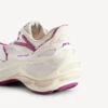 Jet-sneakers for kvinner i eggeskall/jordbærrosa