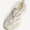 Jet-sneakers for kvinner i eggshell