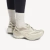 Jet-sneakers for kvinner i eggshell