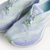 Jet-sneakers for kvinner i lyseblå/lilla/lime