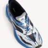 Jet-sneakers for menn i hvitt/blått/svart