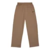 Joggebukser i bomull med brodert logo «Brown» 674594TMVF57761