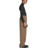 Joggebukser i bomull med brodert logo «Brown» 674594TMVF57761