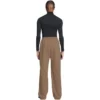 Joggebukser i bomull med brodert logo «Brown» 674594TMVF57761