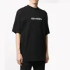 Klassisk logo, stor, kort ermet, unisex, svart 620941TIV501070
