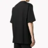 Klassisk logo, stor, kort ermet, unisex, svart 620941TIV501070