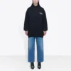 Klassisk logo-trykk, unisex, svart 578135TIV531070