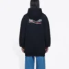 Klassisk logo-trykk, unisex, svart 578135TIV531070
