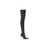 Knife 110 mm overkneestøvler «Black Matte Spandex» 719816W2ES01000