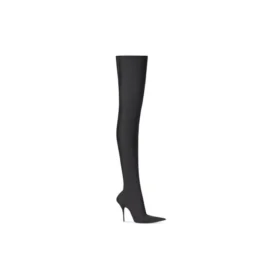 Knife 110 mm overkneestøvler «Black Matte Spandex» 719816W2ES01000