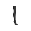 Knife 110 mm overkneestøvler «Black Matte Spandex» 719816W2ES01000