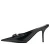 Knife BB Leather Mules «Black» 694722WBBI21000