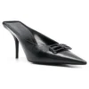 Knife BB Leather Mules «Black» 694722WBBI21000