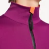 Kort langermet bodysuit for kvinner i fargen fiolett/oransje