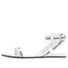 Lærsandaler «White» 551154WA7619061