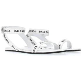 Lærsandaler «White» 551154WA7619061