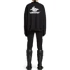 Lagdelt sports-sweatshirt med rund hals «Black White» 767860TPVF31070