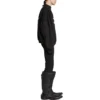 Lagdelt sports-sweatshirt med rund hals «Black White» 767860TPVF31070
