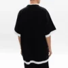 Lagdelt T-skjorte, oversized «Black White» 644693TIVG61070
