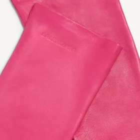 Lange damhansker i rosa