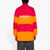 Langermet, oppkuttet pique-skjorte «Raspberry Fluo Orange» 657073TKVA56667