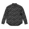 Langermet skjorte med logoer overalt «Black» 662983TNLL11070