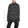 Langermet skjorte med logoer overalt «Black» 662983TNLL11070