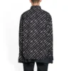 Langermet skjorte med logoer overalt «Black» 662983TNLL11070
