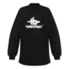 Langermet sports-T-skjorte i oversize-modell «Black White» 739027TPVF21070