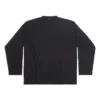 Langermet T-skjorte, oversized «Black Faded» 739783TOVF49034