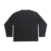 Langermet T-skjorte, oversized «Black Faded» 739783TOVF49034