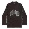 Langermet T-skjorte uten logo «Black Grey» 788244TQVK51200
