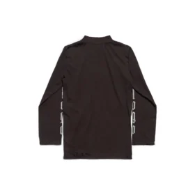 Langermet T-skjorte uten logo «Black Grey» 788244TQVK51200