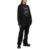 Languages Logo langermet T-skjorte «Black Multicolor» 641667TJVI32771