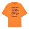 Languages Logo T-skjorte «Orange Black» 641614TJVI37513