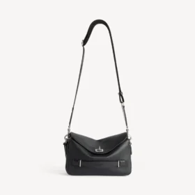 Le 7 Cube messenger-veske for menn, liten, i svart