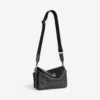 Le 7 Cube messenger-veske for menn, liten, i svart