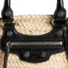 Le Cagole liten kurv «Beige Black» 7710652AAVE9260
