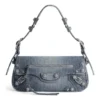Le Cagole liten skulderveske i Denim «Blue» 7716402109U4715
