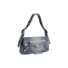 Le Cagole liten skulderveske i Denim «Blue» 7716402109U4715