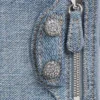 Le Cagole myntpung i Denim med rhinestones «Blue» 7767692109U4715