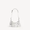 Le Cagole skulderveske for kvinner, XS, i hvitt