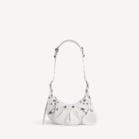 Le Cagole skulderveske for kvinner, XS, i hvitt