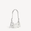 Le Cagole skulderveske for kvinner, XS, i hvitt